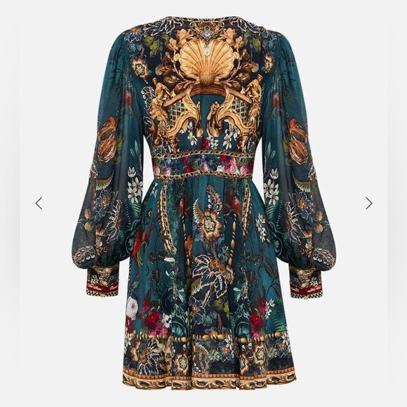 1 NWT 800.00 CAMILLA Short Dress With Blouson Sleeve
Verdis World XS - Picture 6 of 7